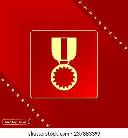  Vector illustration of medal 