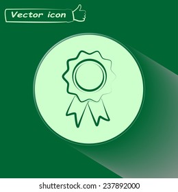  Vector illustration of medal 