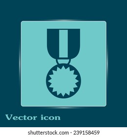  Vector illustration of medal 
