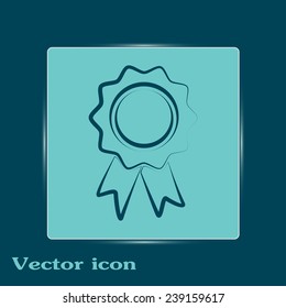  Vector illustration of medal 