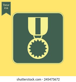  Vector illustration of medal 