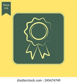  Vector illustration of medal 