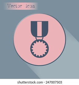  Vector illustration of medal 