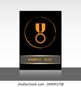  Vector illustration of medal 
