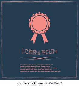  Vector illustration of medal 