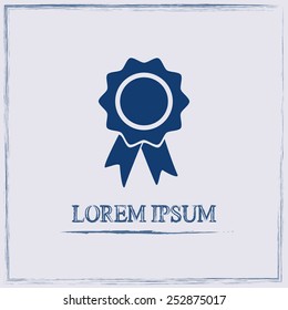 Vector illustration of medal 