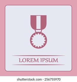  Vector illustration of medal 