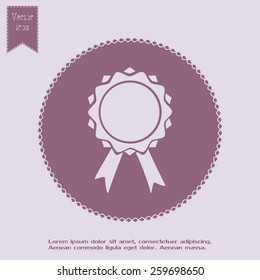  Vector illustration of medal 