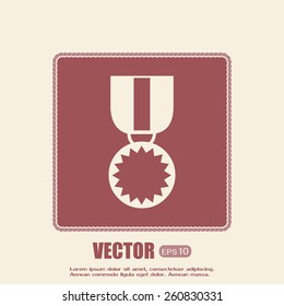  Vector illustration of medal 