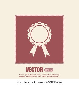  Vector illustration of medal 
