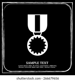  Vector illustration of medal 
