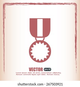  Vector illustration of medal 