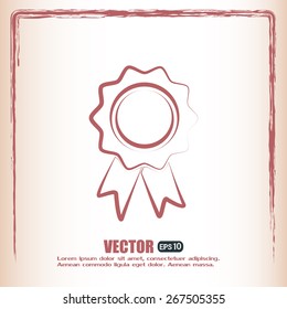  Vector illustration of medal 