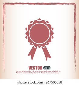  Vector illustration of medal 