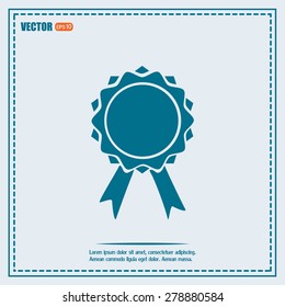  Vector illustration of medal 
