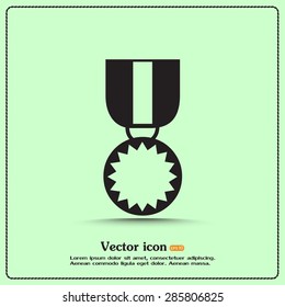  Vector illustration of medal 