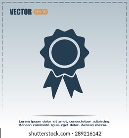  Vector illustration of medal 
