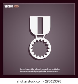  Vector illustration of medal 