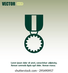  Vector illustration of medal 