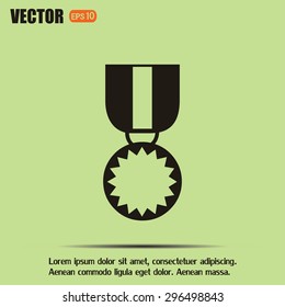  Vector illustration of medal 