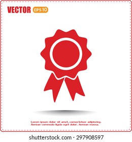  Vector illustration of medal 