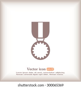  Vector illustration of medal 