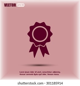  Vector illustration of medal 