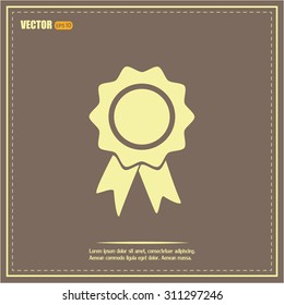  Vector illustration of medal 