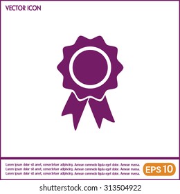  Vector illustration of medal 