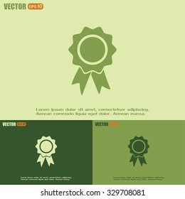  Vector illustration of medal 