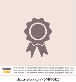  Vector illustration of medal 