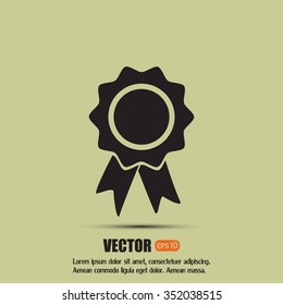  Vector illustration of medal 