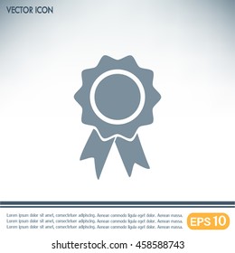  Vector illustration of medal 