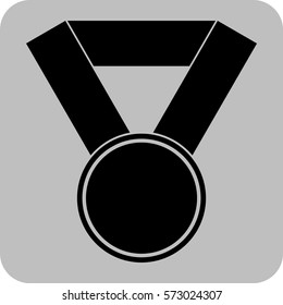 Ilustración vectorial del icono de la medalla
