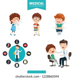 Vector Illustration Of Medical