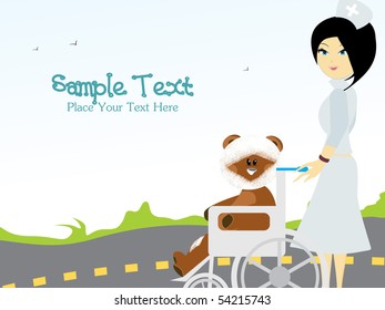 vector illustration of medical background
