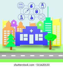 vector illustration, medical concept, flat style