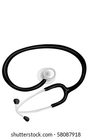 Vector illustration the medical endoscope