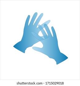 Vector illustration with medical gloves for website, postcards, banner, flyer, brochures, poster. 