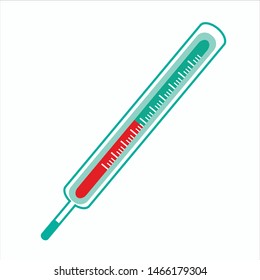 vector illustration of medical thermometer, EPS 10