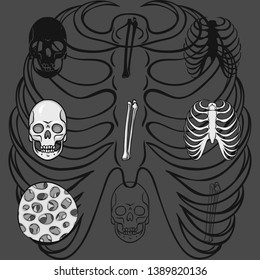 Vector illustration of medicine and clinic icon. Collection of medicine and medical stock symbol for web.