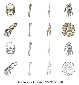 Vector illustration of medicine and clinic sign. Set of medicine and medical vector icon for stock.