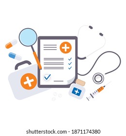 
Vector illustration for medicine EPS 10