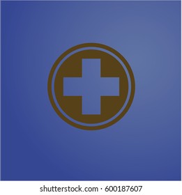 Vector illustration of medicine icon vector symbol flat app web concept website
