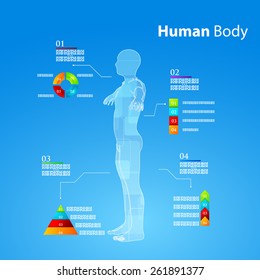 Vector Illustration Medicine Infographics Schematic Description Stock ...