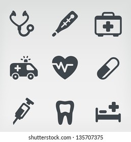 Vector illustration of medicine on light background.