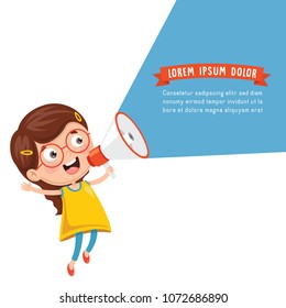 Ilustración Vectorial De Megáfono