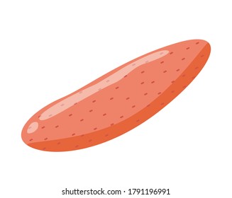 Vector illustration of Mentaiko. Japanese traditional food.