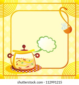 Vector illustration of menu