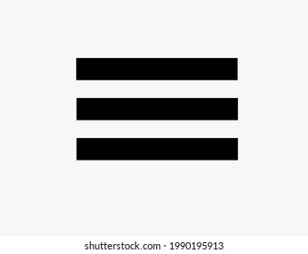 Icono de menú vectorial aislado en segundo plano